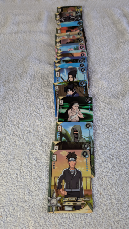 Lot de 21 cartes japonaises Naruto Kayou originales, neuves