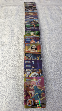 32 cartes japonaises originales One Piece - neuves, Type R