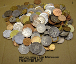 Lot de 233 pièces de monnaie de divers pays